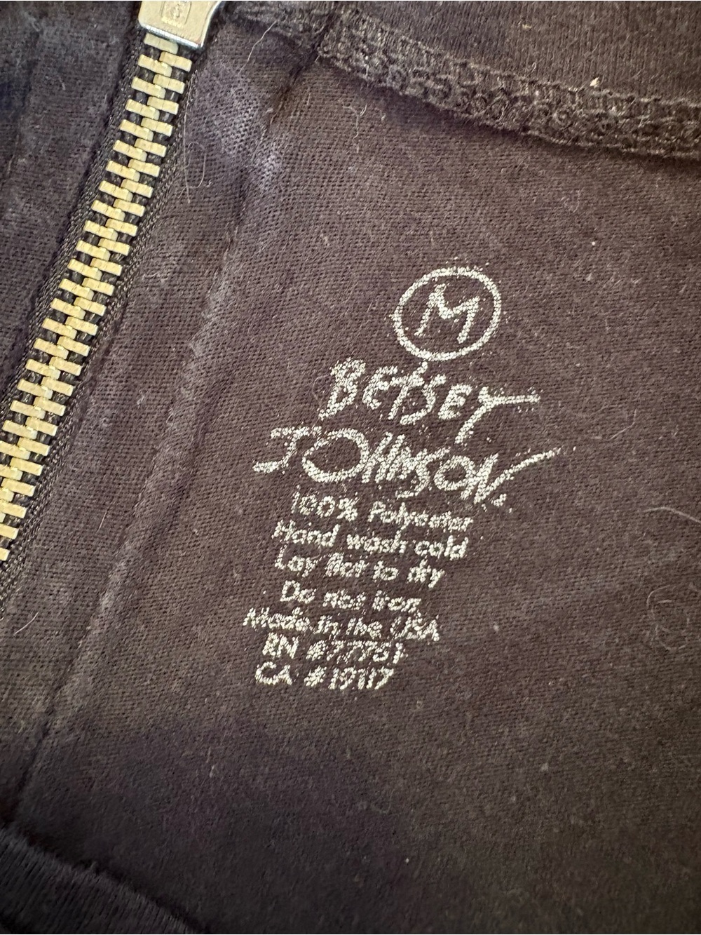 Betsey Johnson Black Muscle Tank Top - Lipstick & Diamonds Print - Picture 5 of 5